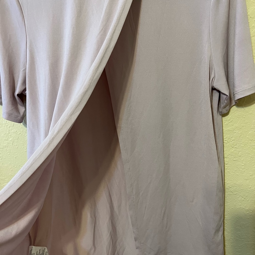 Fabletics Soft Purple Open Back Workout/ Lounge T… - image 5